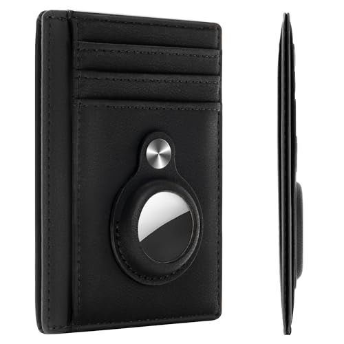 Slim RFID Blocking Airtag Wallet with ID Window