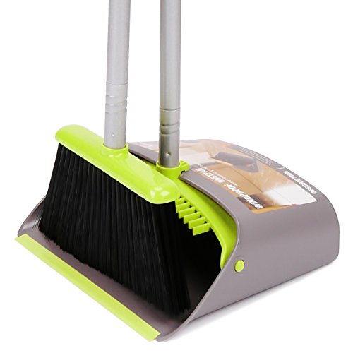 TreeLen Upright Broom and Dustpan Set
