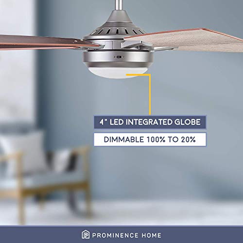 Prominence Home 52" Smart Ceiling Fan with Light