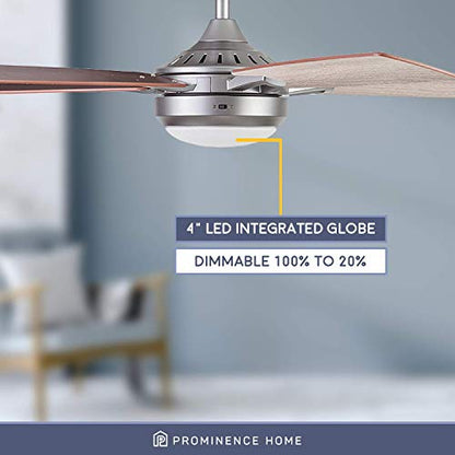 Prominence Home 52" Smart Ceiling Fan with Light