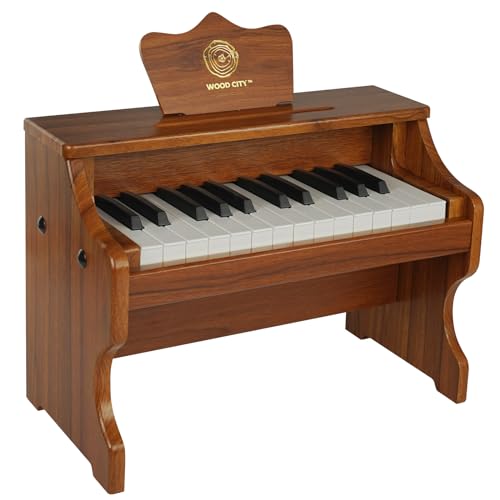 25 Key Wooden Piano Toy for Kids Keyboard