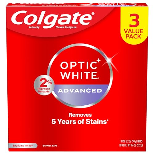 3 Pack Colgate Optic White Whitening Toothpaste