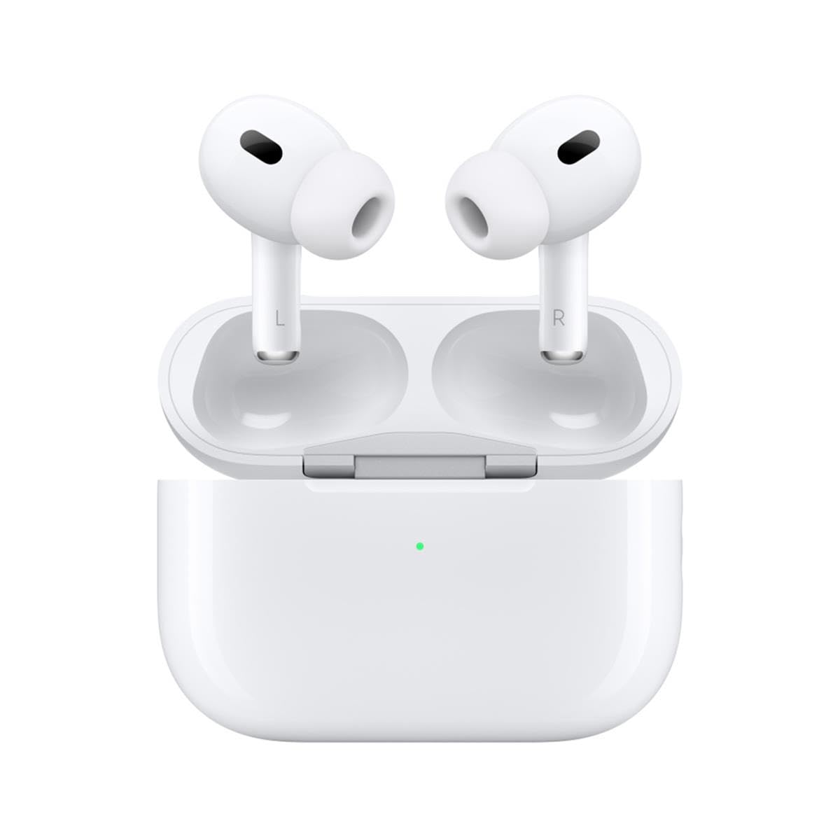 Apple AirPods Pro 2 Wireless Earbuds, Bluetooth Headphones, Active Noise Cancellation, Hearing Aid Feature, Transparency, Personalized Spatial Audio, High-Fidelity Sound, H2 Chip, USB-C Charging