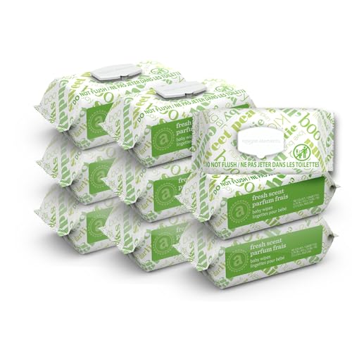 810 Count Baby Wipes Flip-Top Packs (9 Packs)
