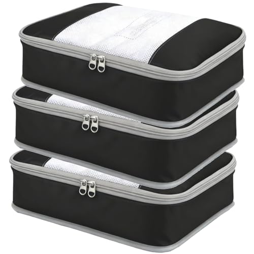 3 Pack Luggage Packing Cubes for Suitcases