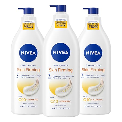3 Pack NIVEA Q10 Sheer Hydration Body Lotion 16.9oz