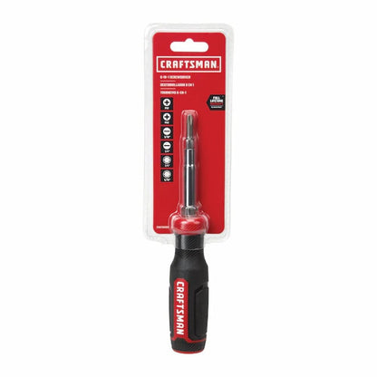 CRAFTSMAN Screwdriver with 6 Multi-Bits Storage