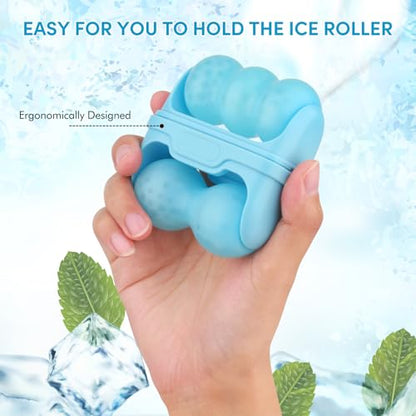 Fronnor Ice Roller for Face,Eyes,Women Gifts Idea,Therapeutic Cooling to Tighten Brighten Complexion and Reduce Wrinkles,Massager Under Eye Puffiness,Migraine and Pain Relidf