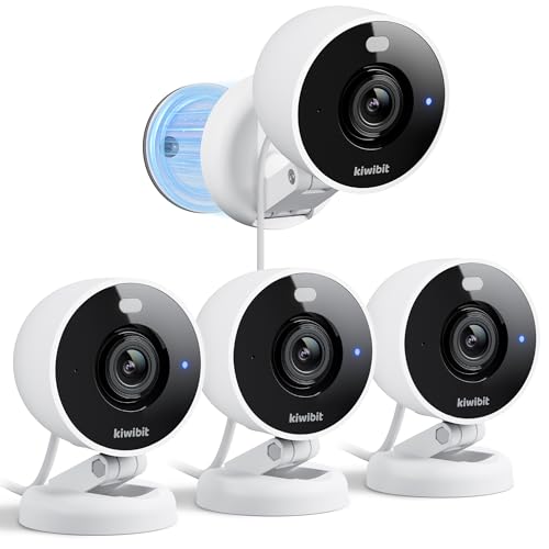 2K Wired Indoor Outdoor Security Camera with Night Vision