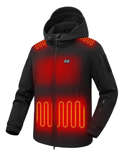 Heated Jacket with 7.4V Battery and 12 Zones