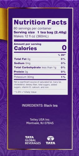 80 Count Tetley Premium Black Tea Bags