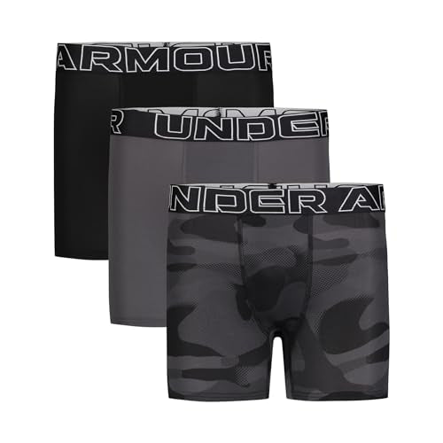 3 Pack Under Armour Boys Performance Boxer Briefs