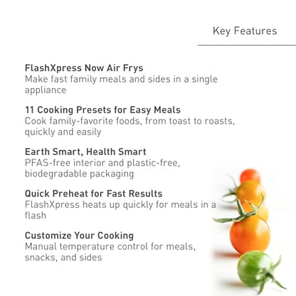 Panasonic Air Fryer Toaster Oven with 11 Functions