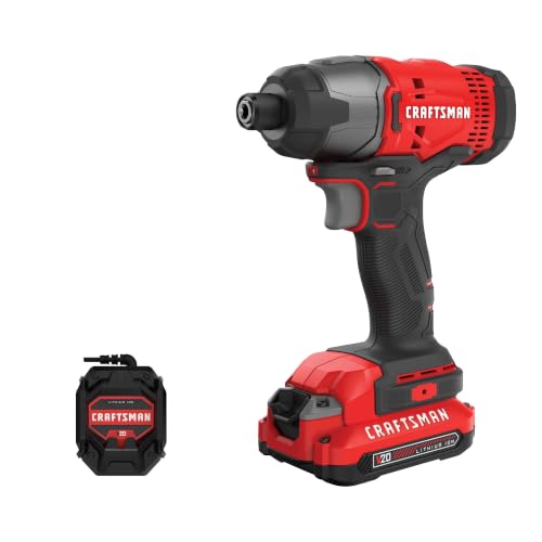 CRAFTSMAN 20V Cordless 1/4-Inch Impact Driver Kit