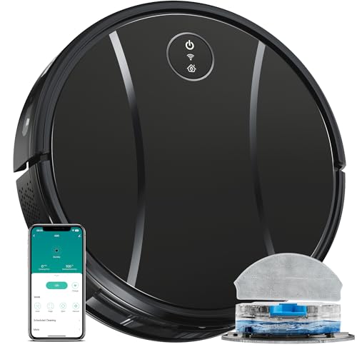Robot Vacuum and Mop Combo 4200Pa Self-Charging Cleaner