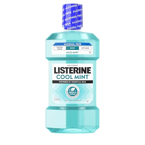 1L Listerine Alcohol-Free Cool Mint Mouthwash