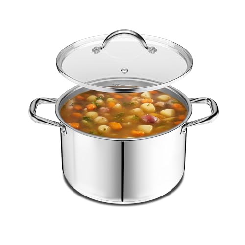 5 Quart Stainless Steel Stock Pot with Lid