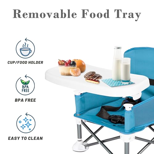 Portable Toddler Booster Seat for Indoor Outdoor Use