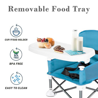 Portable Toddler Booster Seat for Indoor Outdoor Use