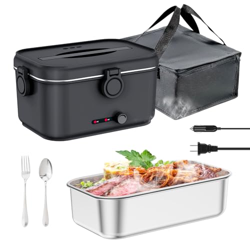 80W Electric Heated Lunch Box with 1.8L Container