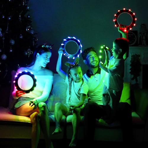TOSY LED Flying Ring Frisbee - 2-Pack
