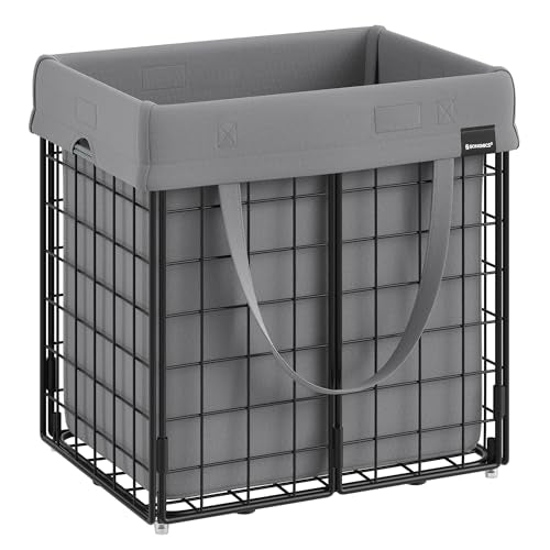 50L Collapsible Laundry Hamper with Removable Liner