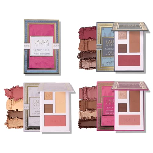 3 Piece Eyeshadow and Blush Palette Set