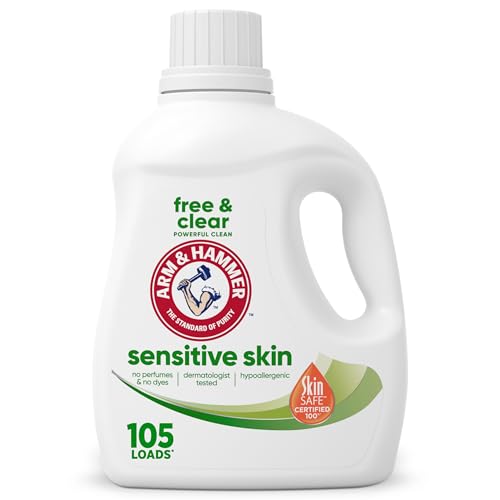 105 fl oz Arm & Hammer Sensitive Skin Laundry Detergent