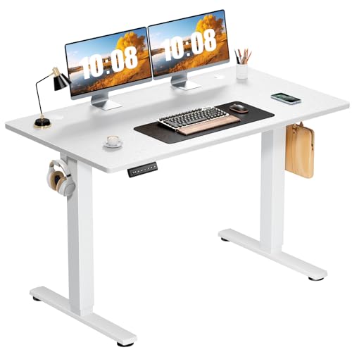 Electric Height Adjustable Standing Desk 48-Inch Workstation