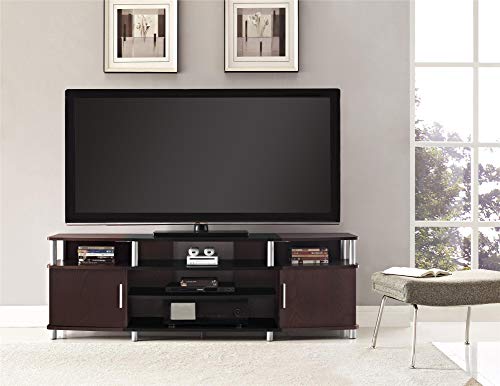 Ameriwood Home Carson TV Stand for TVs up to 70", Cherry