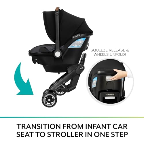 Shyft DualRide with Carryall Storage Infant Car Seat and Stroller Combo (Sylva Pink)