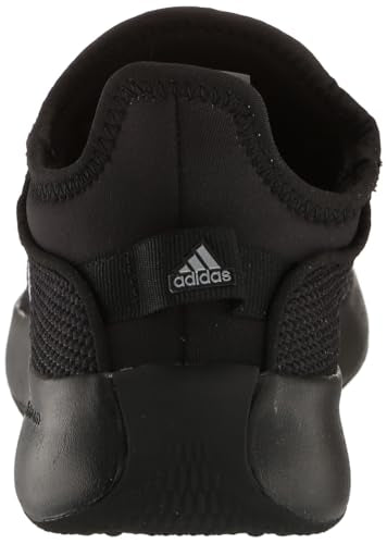 adidas Women's Cloudfoam Pure Sportswear Sneakers, Black/Iron Metallic/Black, 7