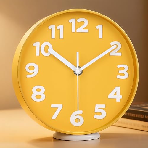 8-Inch Silent Non-Ticking Modern Wall Clock