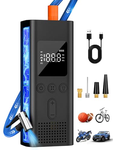 Portable Tire Inflator, 150 PSI Cordless Air Compressor