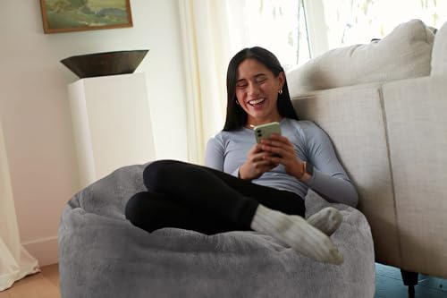 Sofa Sack Memory Foam Bean Bag Chair - Gray