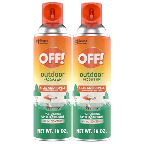 2 Pack OFF! Outdoor Mosquito & Insect Fogger 16oz