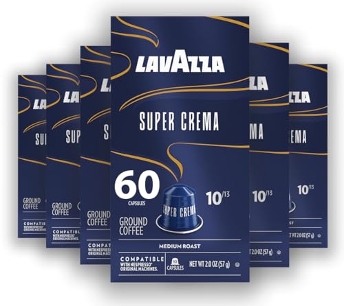 60 Pack Lavazza Super Crema Nespresso Compatible Capsules