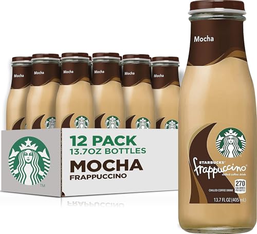 12 Pack Starbucks Mocha Frappuccino Coffee Drink Bottles