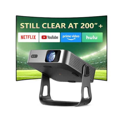 1080p Smart Mini Projector with WiFi and Bluetooth