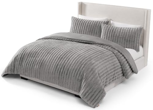 UGG Plush Faux Fur King/Cal King Comforter Set