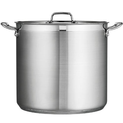 Tramontina Covered Stock Pot Stainless Steel 24-Quart, 80120/003DS