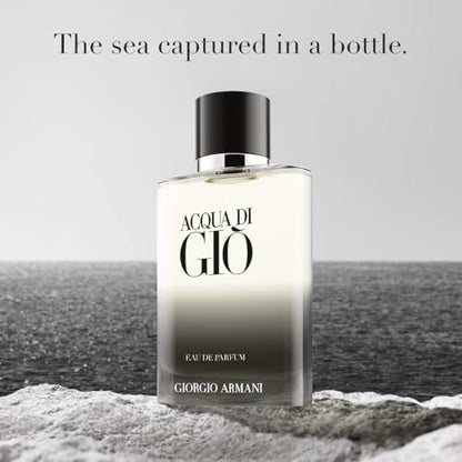 Armani Beauty – Acqua di Giò – Eau de Parfum – Cologne for Men – Fresh & Powerful Men’s Fragrance – Mandarin, Lavender, Patchouli Notes - 6.7 Fl Oz