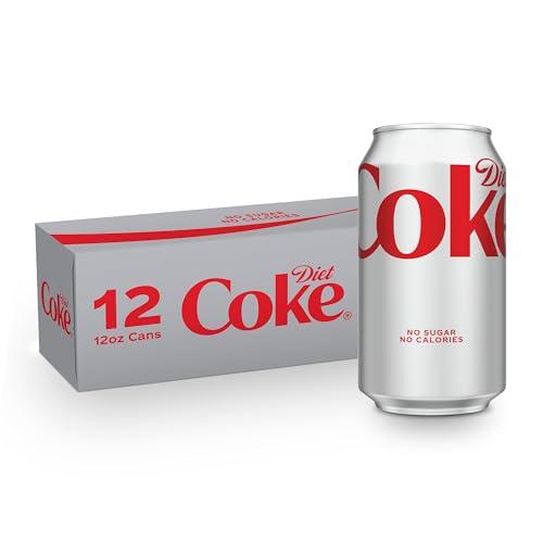 12 Pack Diet Coke Soda Cans 12 fl oz