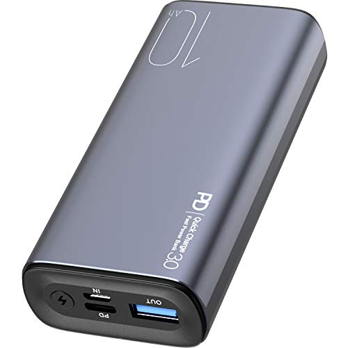 TOZO 10000mAh Portable Fast Charger Power Bank