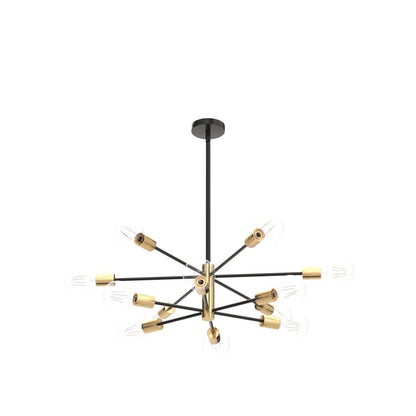 Sputnik Chandelier 12-Light Ceiling Fixture