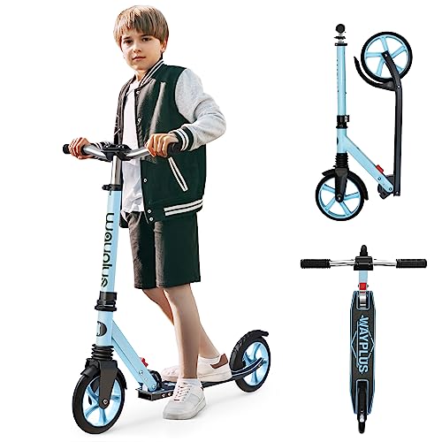 WAYPLUS Foldable Adjustable 8-Inch Kick Scooter