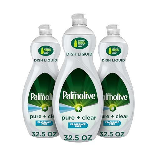 3 Pack Palmolive Fragrance Free Dishwashing Liquid Soap
