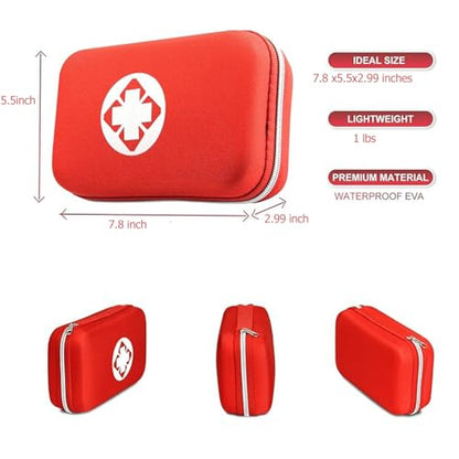 274-Pcs First Aid Kit for Travel & Home