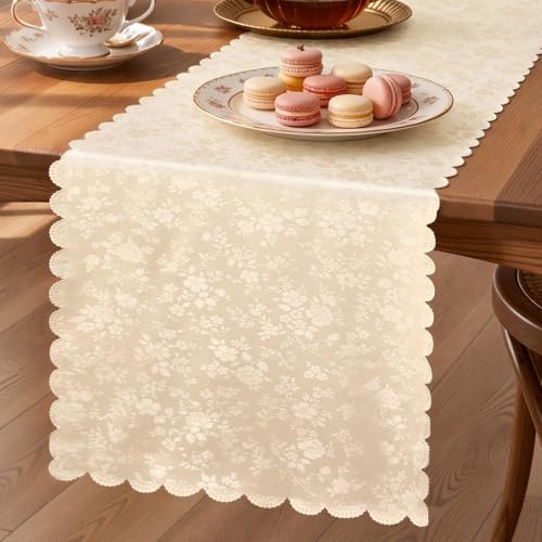 Smiry Waterproof Heavy Duty Vinyl Table Runner