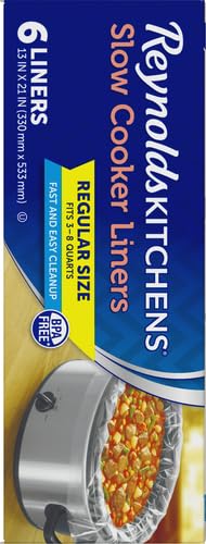 Reynolds Kitchens Premium Slow Cooker Liners - 13 x 21 Inch, 6 Count